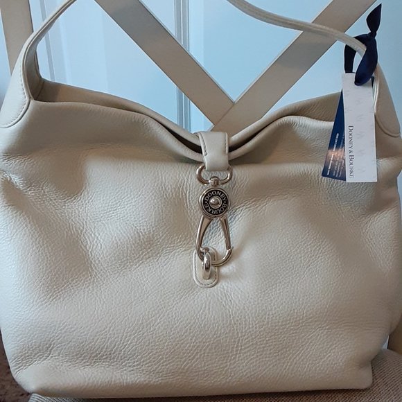 Vintage Original Leather Hobo w/Logo Lock & Accessories